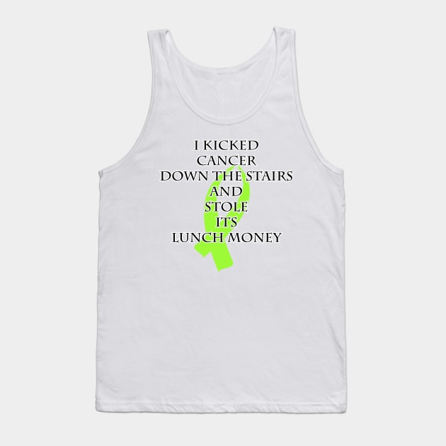 Cancer Bully (Lime Green Ribbon) Tank Top by BlakCircleGirl